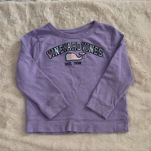 Vineyard Vines Kids Lavender lightweight sweatshirt